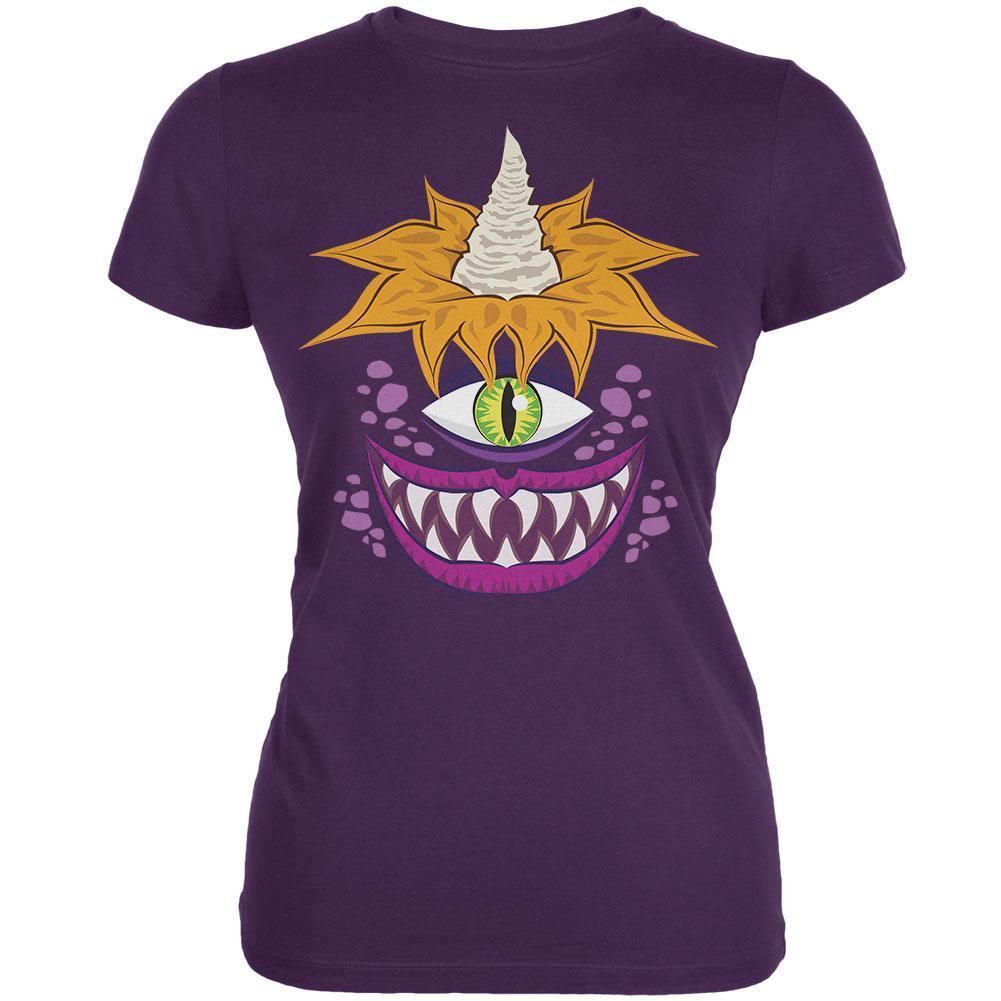 Halloween Flying Purple People Eater Purple Juniors Soft T-Shirt