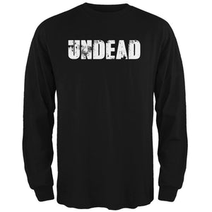 Halloween Undead Black Adult Long Sleeve T-Shirt