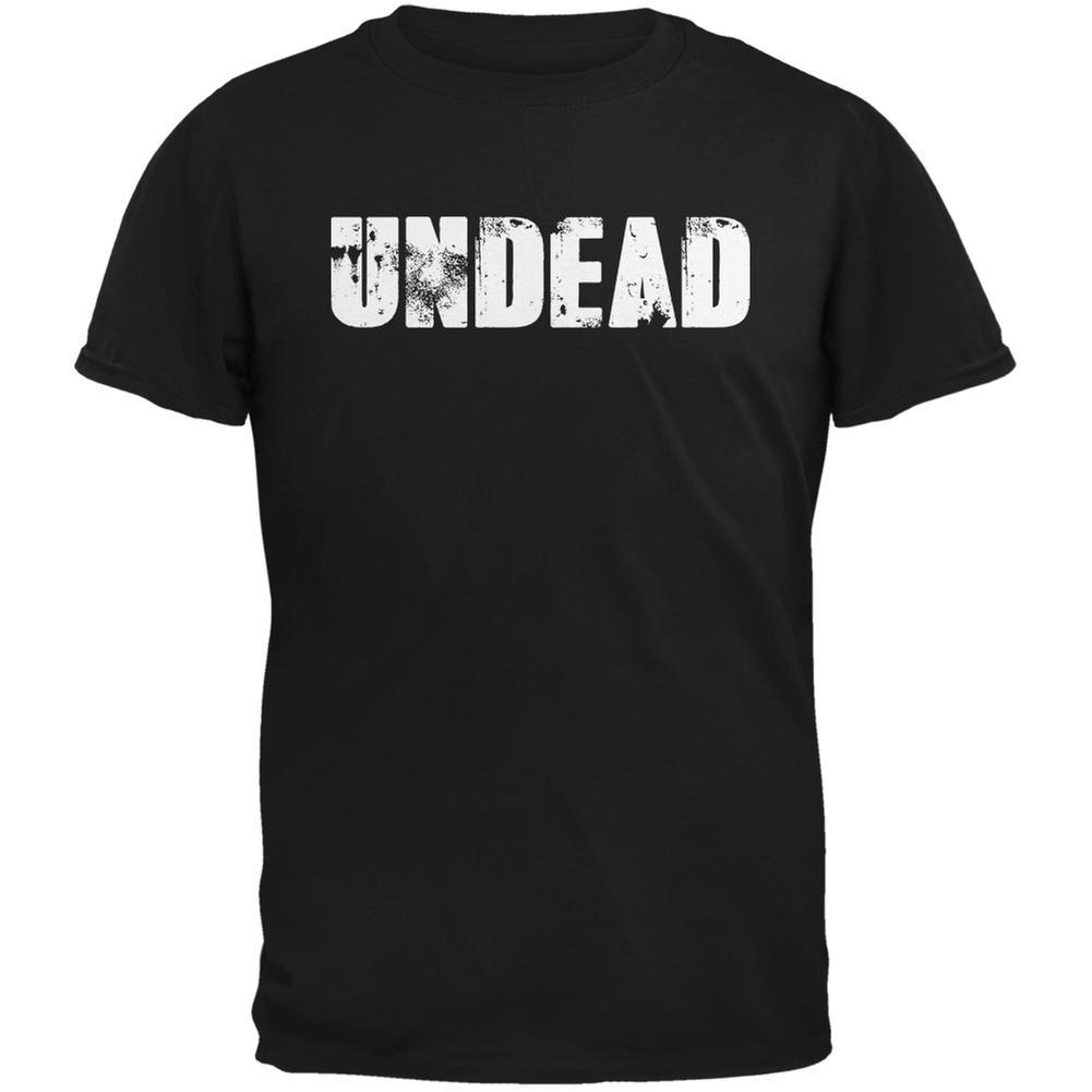 Halloween Undead Black Adult T-Shirt