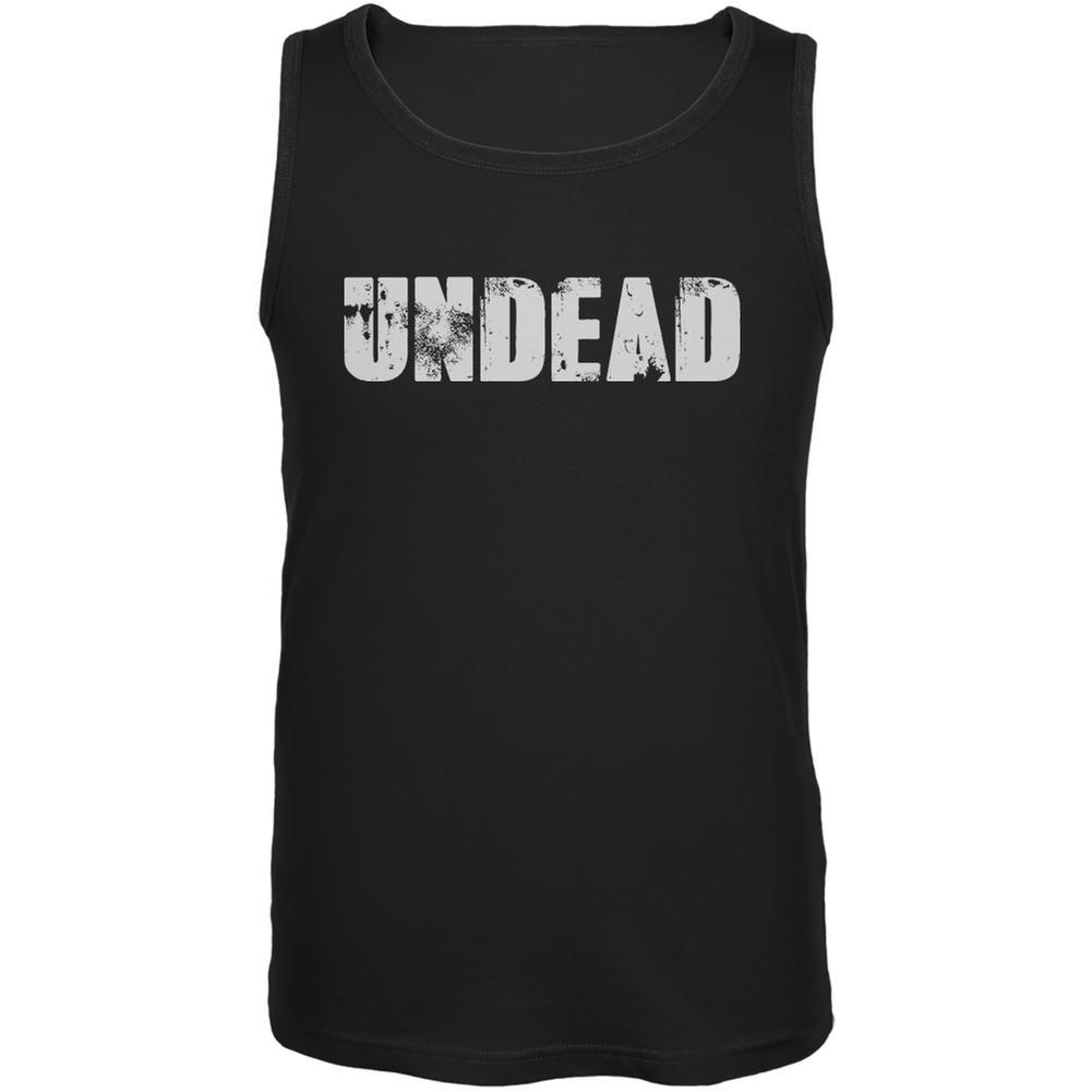 Halloween Undead Black Adult Tank Top