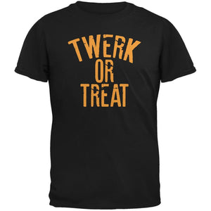 Halloween Twerk Or Treat Black Adult T-Shirt