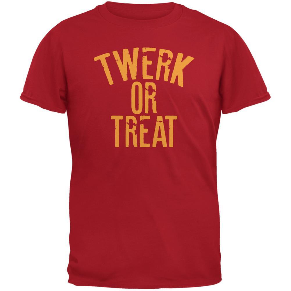Halloween Twerk Or Treat Red Adult T-Shirt