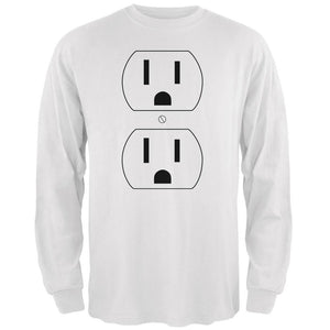 Halloween Outlet Costume White Adult Long Sleeve T-Shirt