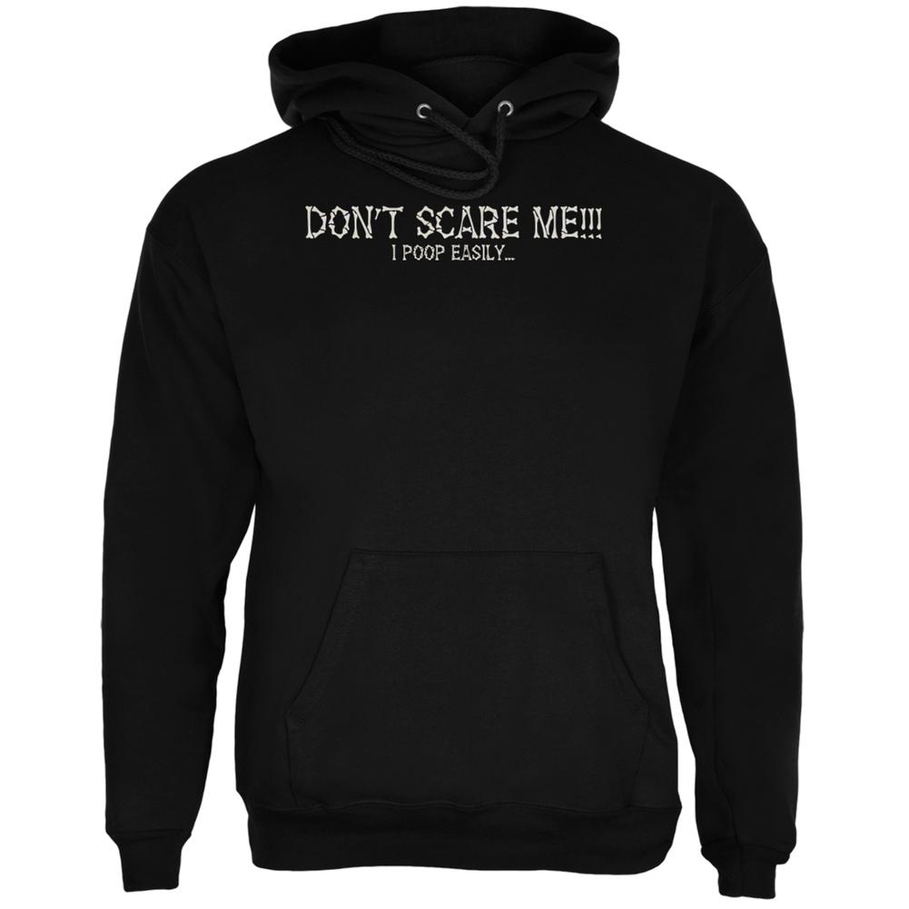 Halloween Scare Poop Easily Black Adult Hoodie