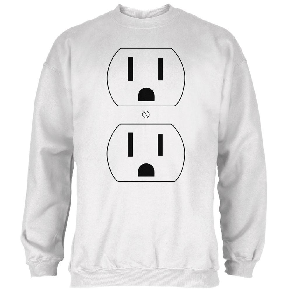 Halloween Outlet Costume White Adult Sweatshirt
