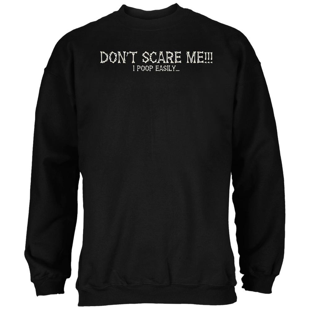 Halloween Scare Poop Easily Black Adult Sweatshirt