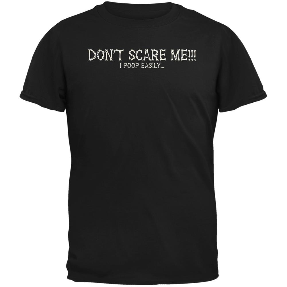 Halloween Scare Poop Easily Black Adult T-Shirt
