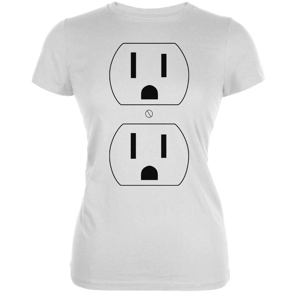 Halloween Outlet Costume White Juniors Soft T-Shirt