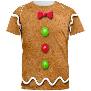 Gingerbread Man Costume All Over Adult T-Shirt