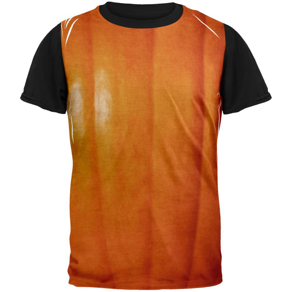 Pumpkin Adult Black Back T-Shirt