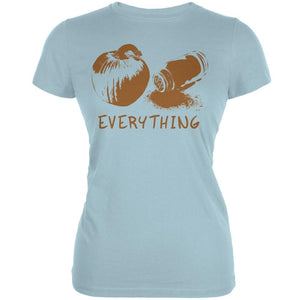 Pumpkin Spice Everything Aqua Juniors Soft T-Shirt