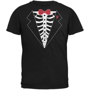 Tuxedo Skeleton Costume Black Youth T-Shirt
