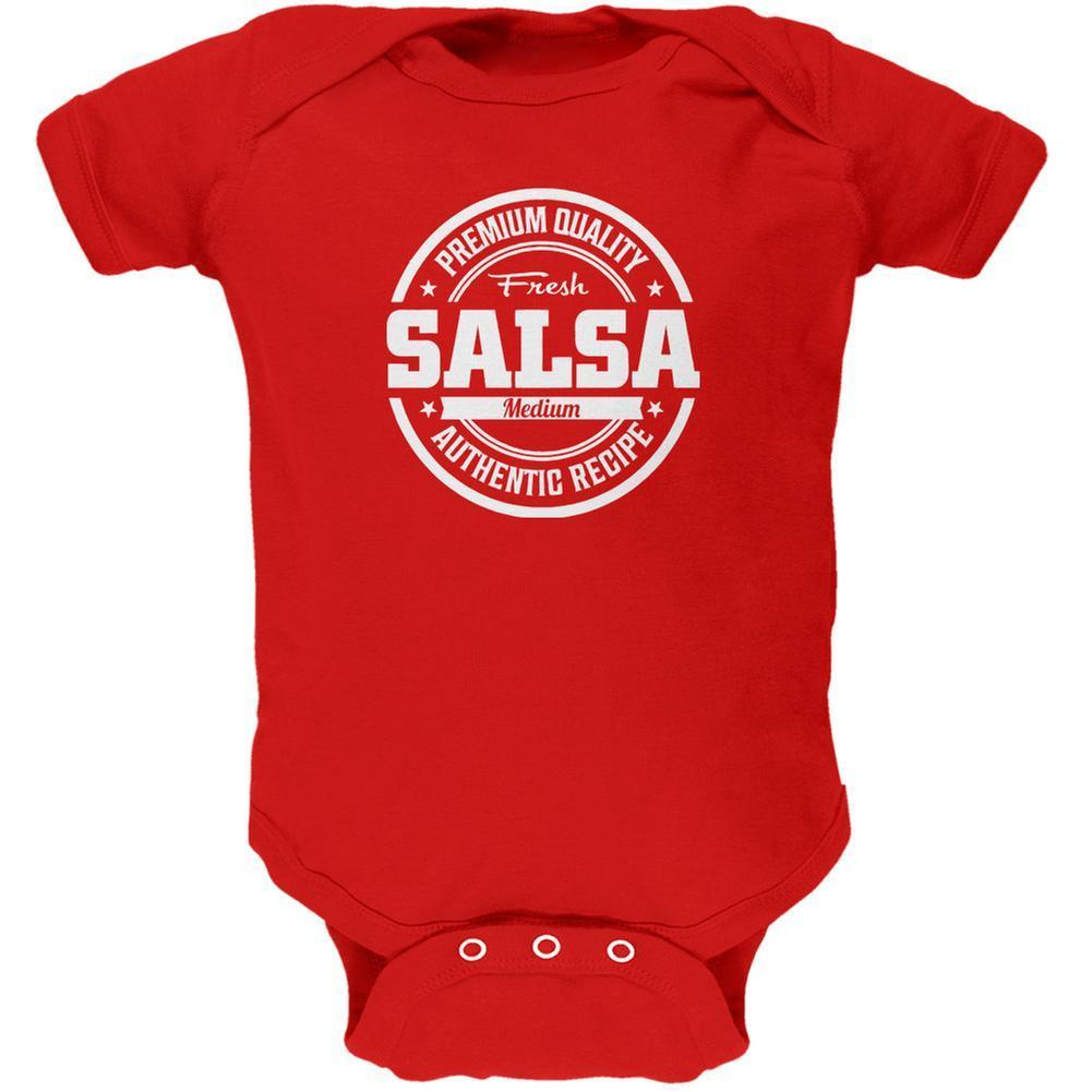 Halloween Salsa Costume Red Soft Baby One Piece