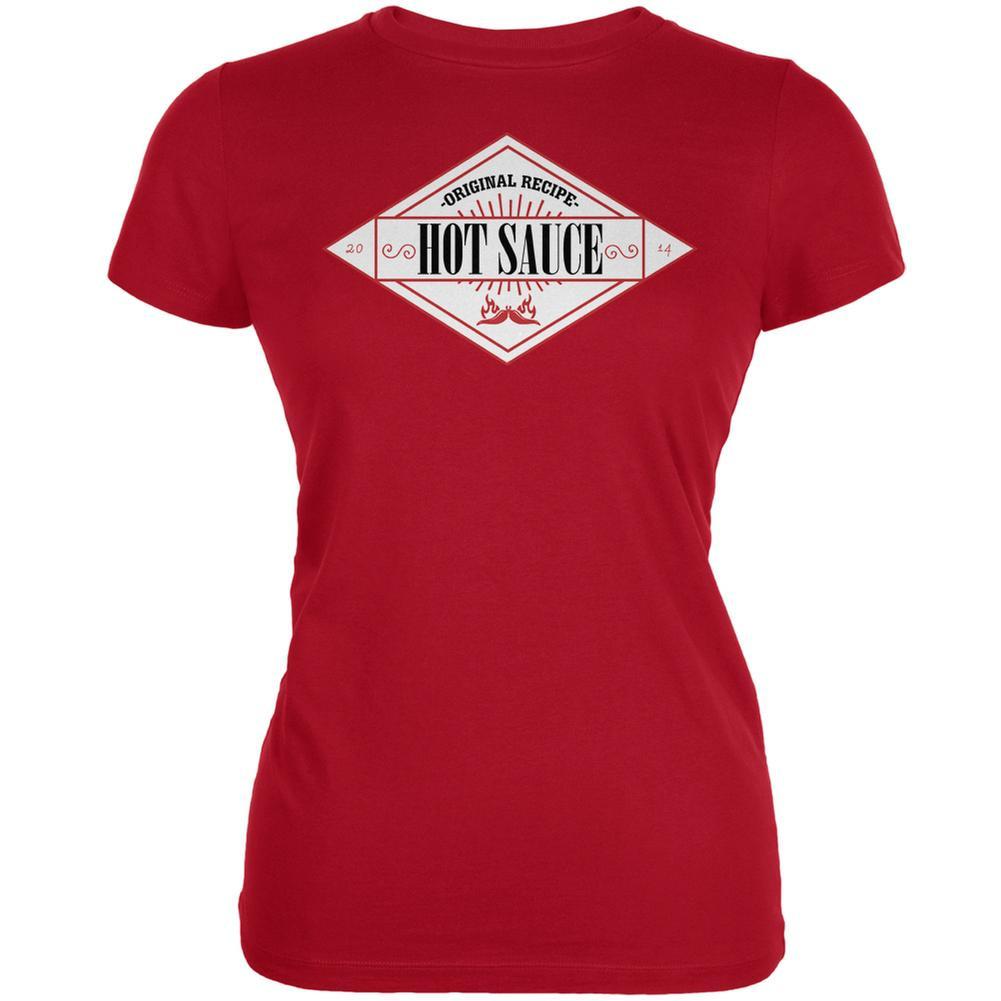 Halloween Hot Sauce Costume Red Juniors Soft T-Shirt