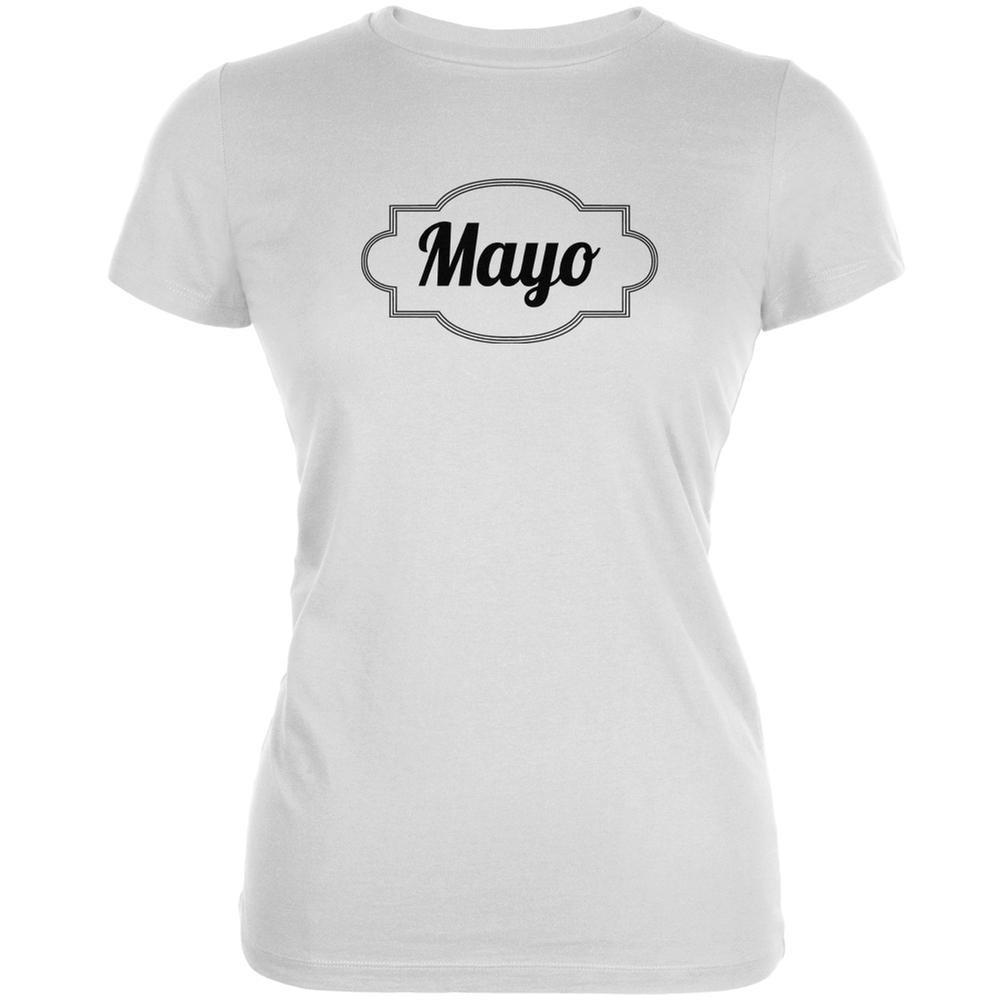 Halloween Mayonnaise Costume White Juniors Soft T-Shirt