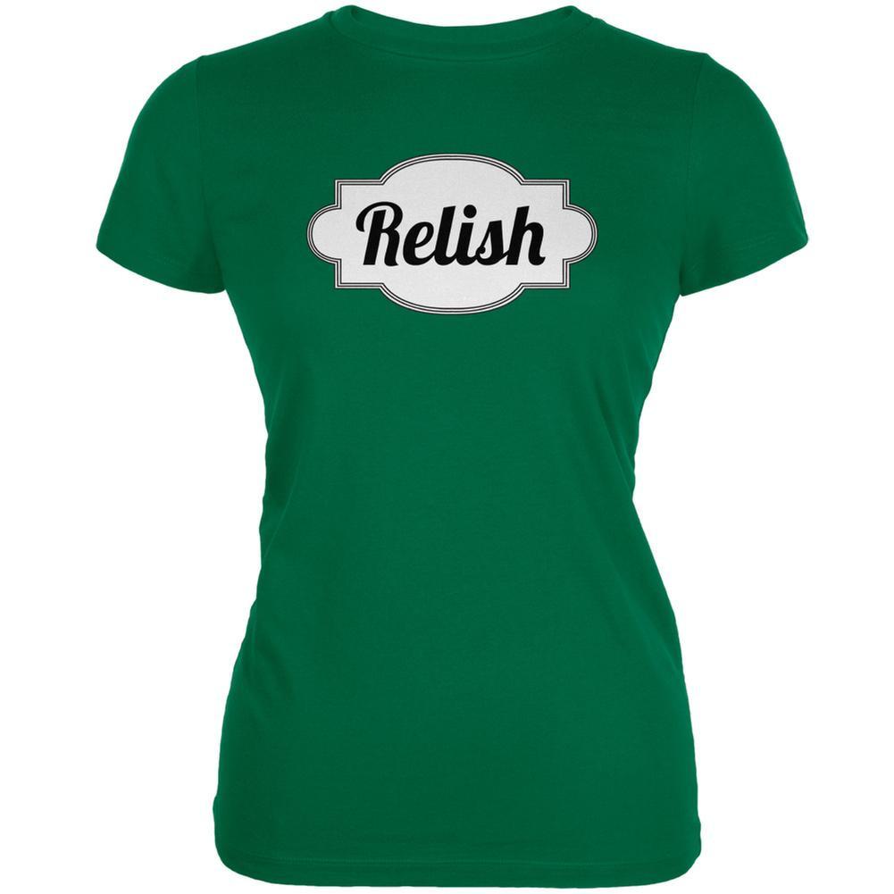 Halloween Relish Costume Kelly Green Juniors Soft T-Shirt