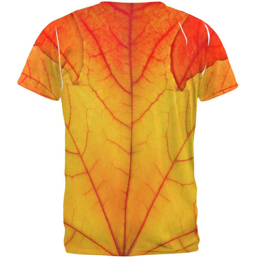 Halloween Autumn Fall Leaf Costume All Over Adult T-Shirt