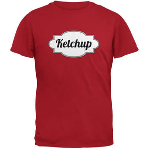 Halloween Ketchup Costume Red Adult T-Shirt