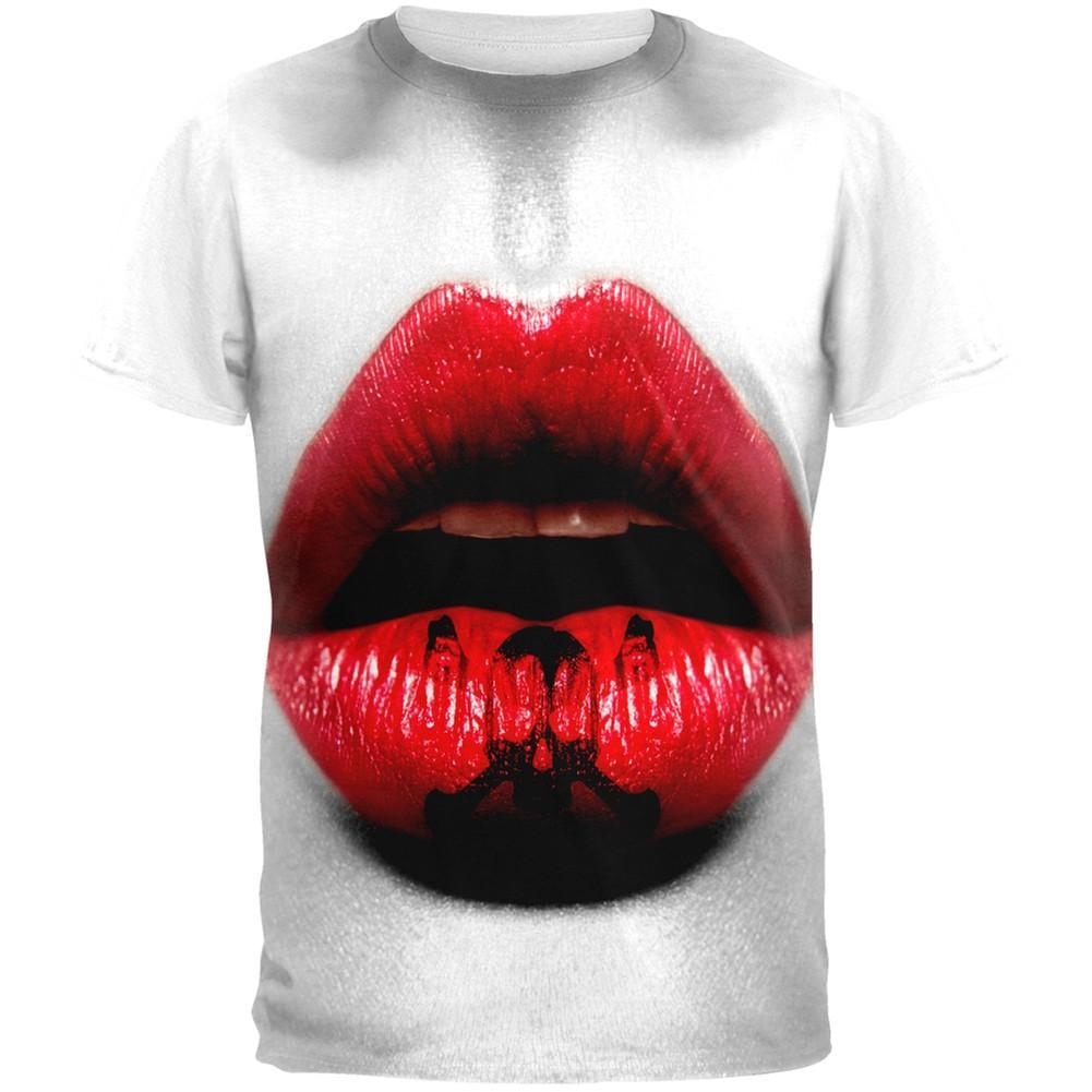 Halloween Kiss of Death All Over Adult T-Shirt