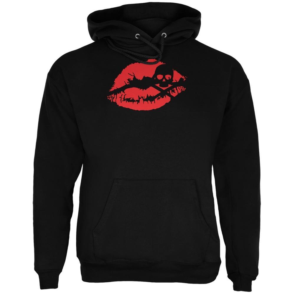 Halloween Kiss of Death Black Adult Hoodie