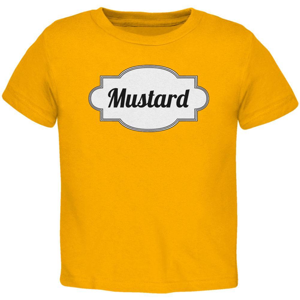 Halloween Mustard Costume Gold Toddler T-Shirt