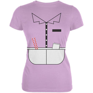 Halloween 50's Diner Waitress Lilac Juniors Soft T-Shirt