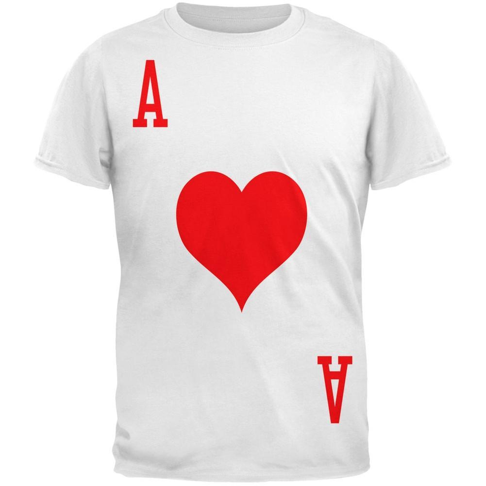 Halloween Ace of Hearts Card Soldier Costume All Over Adult T-Shirt