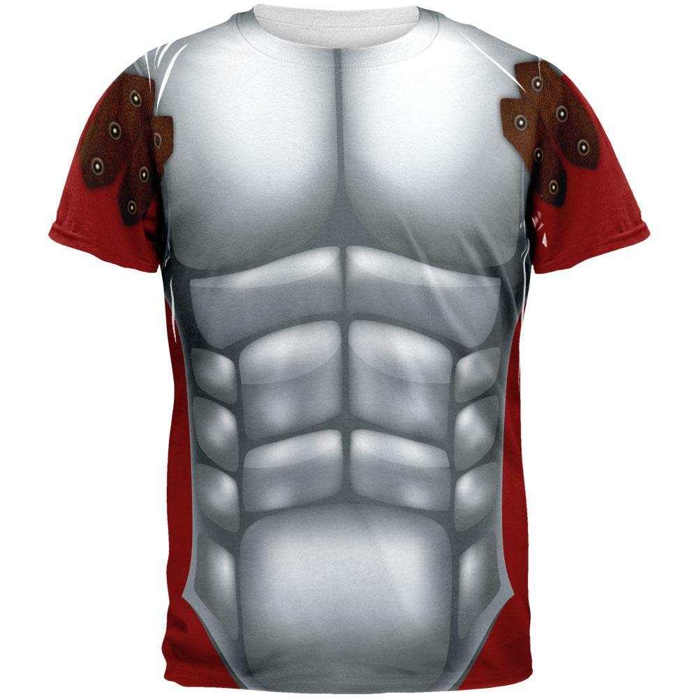 Halloween Gladiator Costume All Over Adult T-Shirt