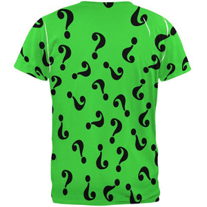 Halloween Riddle Me This Costume All Over Adult T-Shirt