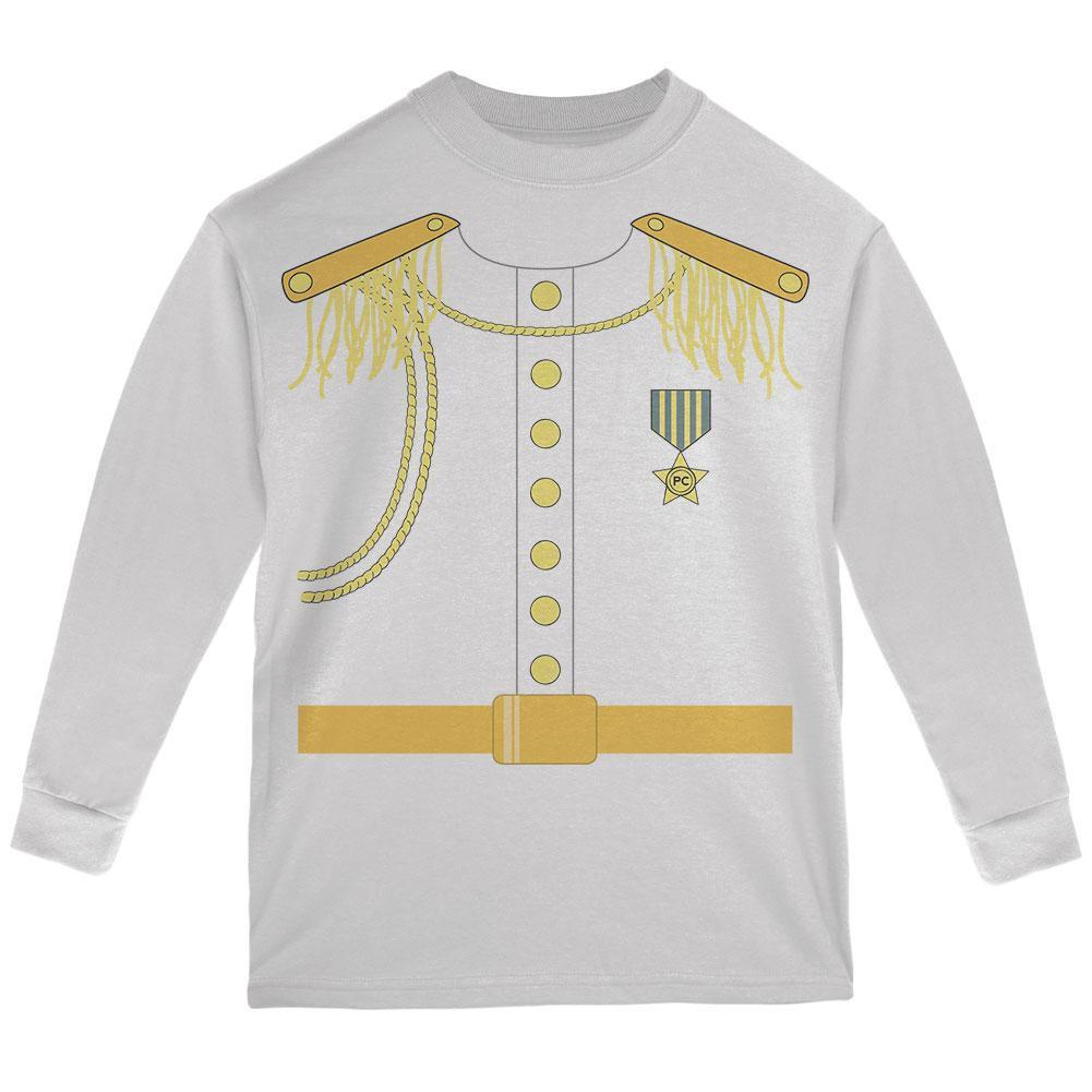 Prince Charming Costume White Youth Long Sleeve T-Shirt