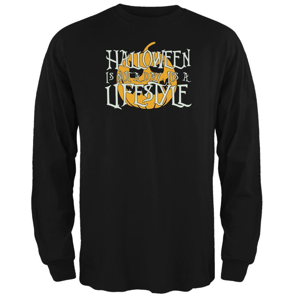Halloween Lifestyle Black Adult Long Sleeve T-Shirt