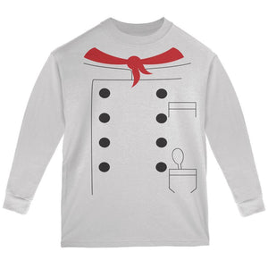 Halloween Chef Costume White Youth Long Sleeve T-Shirt