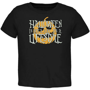 Halloween Lifestyle Black Toddler T-Shirt