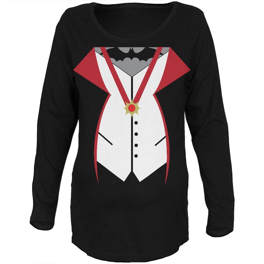 Halloween Vampire Costume Black Maternity Soft Long Sleeve T-Shirt