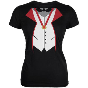 Halloween Vampire Costume Black Juniors Soft T-Shirt