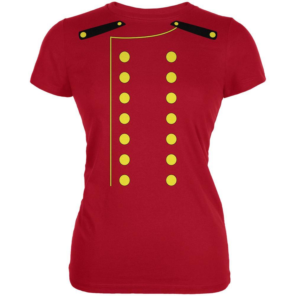Halloween Hotel Bellhop Costume Red Juniors Soft T-Shirt