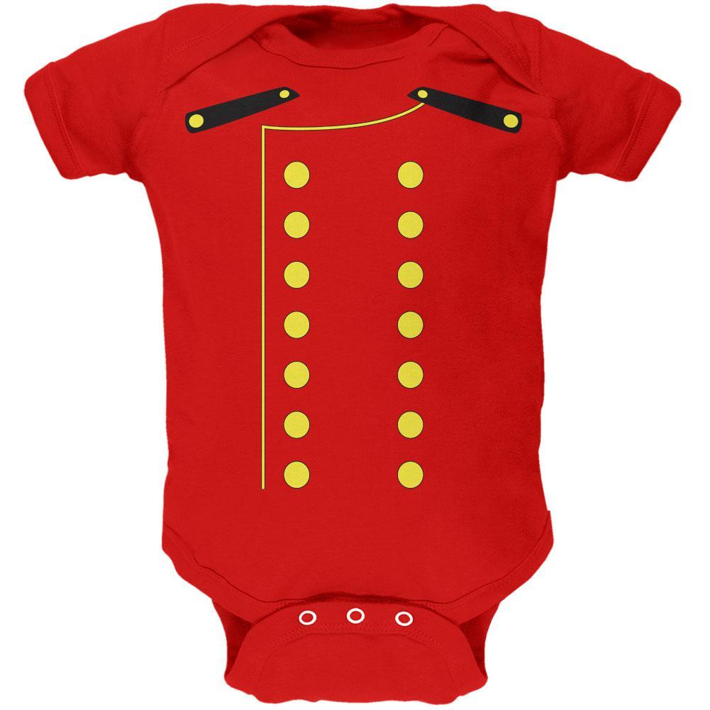 Halloween Hotel Bellhop Costume Red Soft Baby One Piece