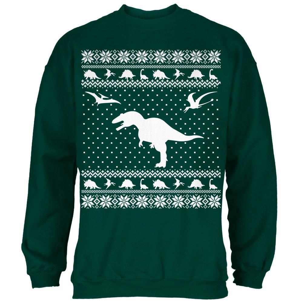 Dinosaurs Ugly XMAS Sweater Forest Adult Sweatshirt