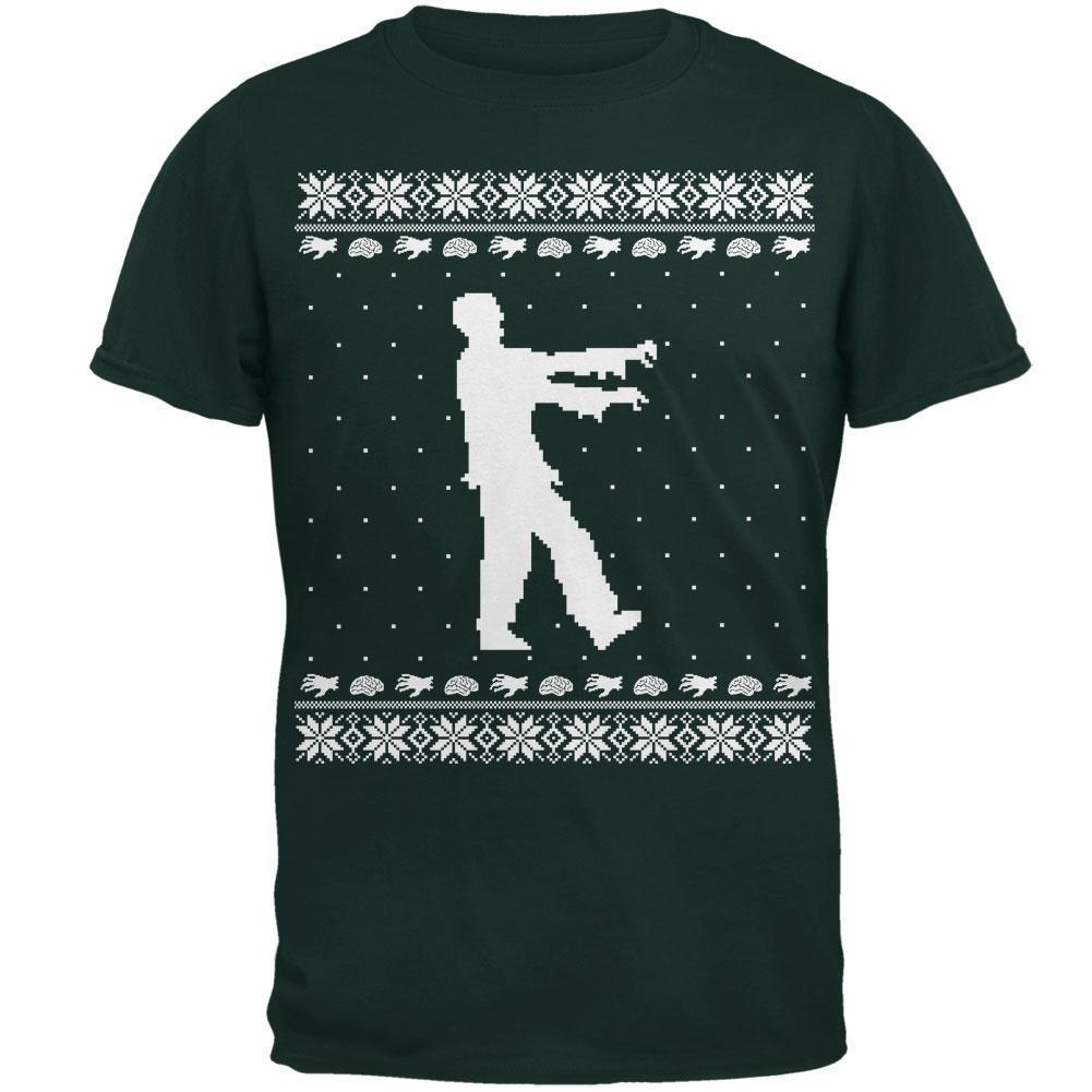 Big Zombie Ugly XMAS Sweater Forest Adult T-Shirt