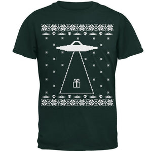 Alien Abduction Ugly XMAS Sweater Forest Youth T-Shirt