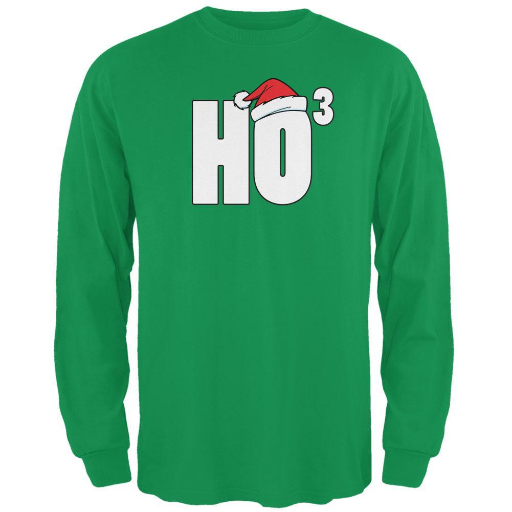 Ho Cubed Irish Green Adult Long Sleeve T-Shirt