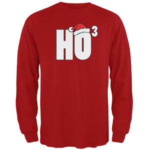 Ho Cubed Red Adult Long Sleeve T-Shirt