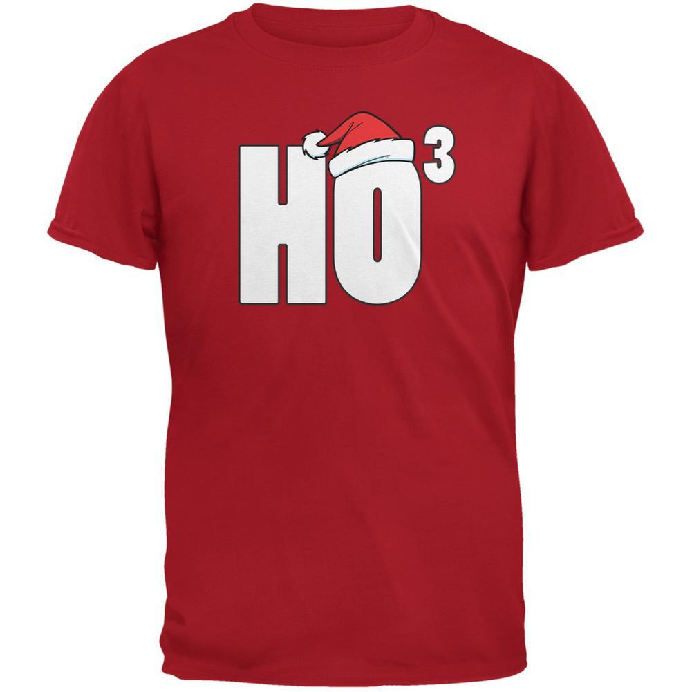 Ho Cubed Red Adult T-Shirt