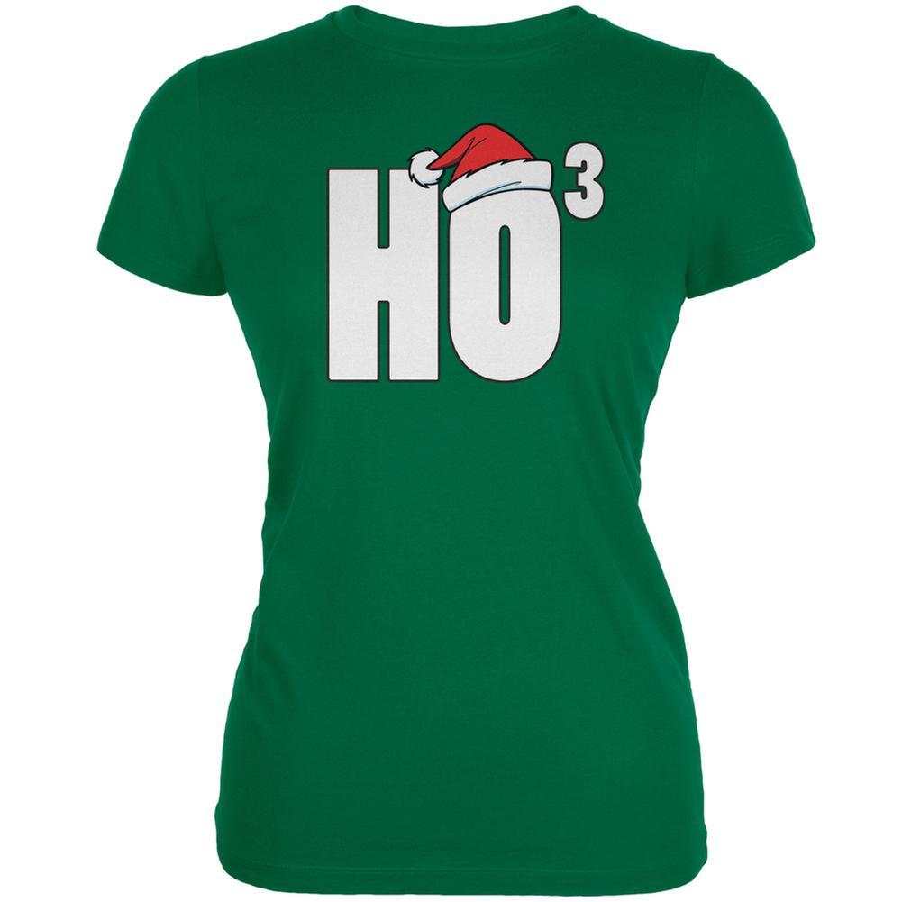 Ho Cubed Kelly Green Juniors Soft T-Shirt