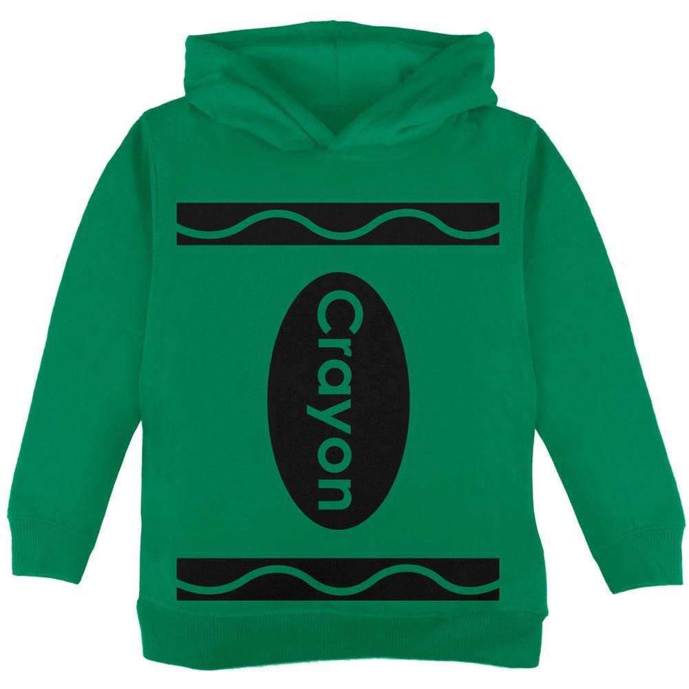 Crayon Costume Green Toddler Hoodie