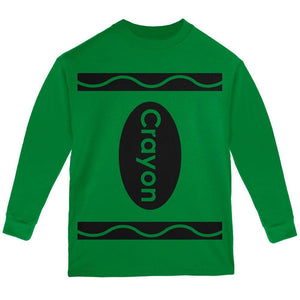 Halloween Crayon Costume White Youth Long Sleeve T-Shirt