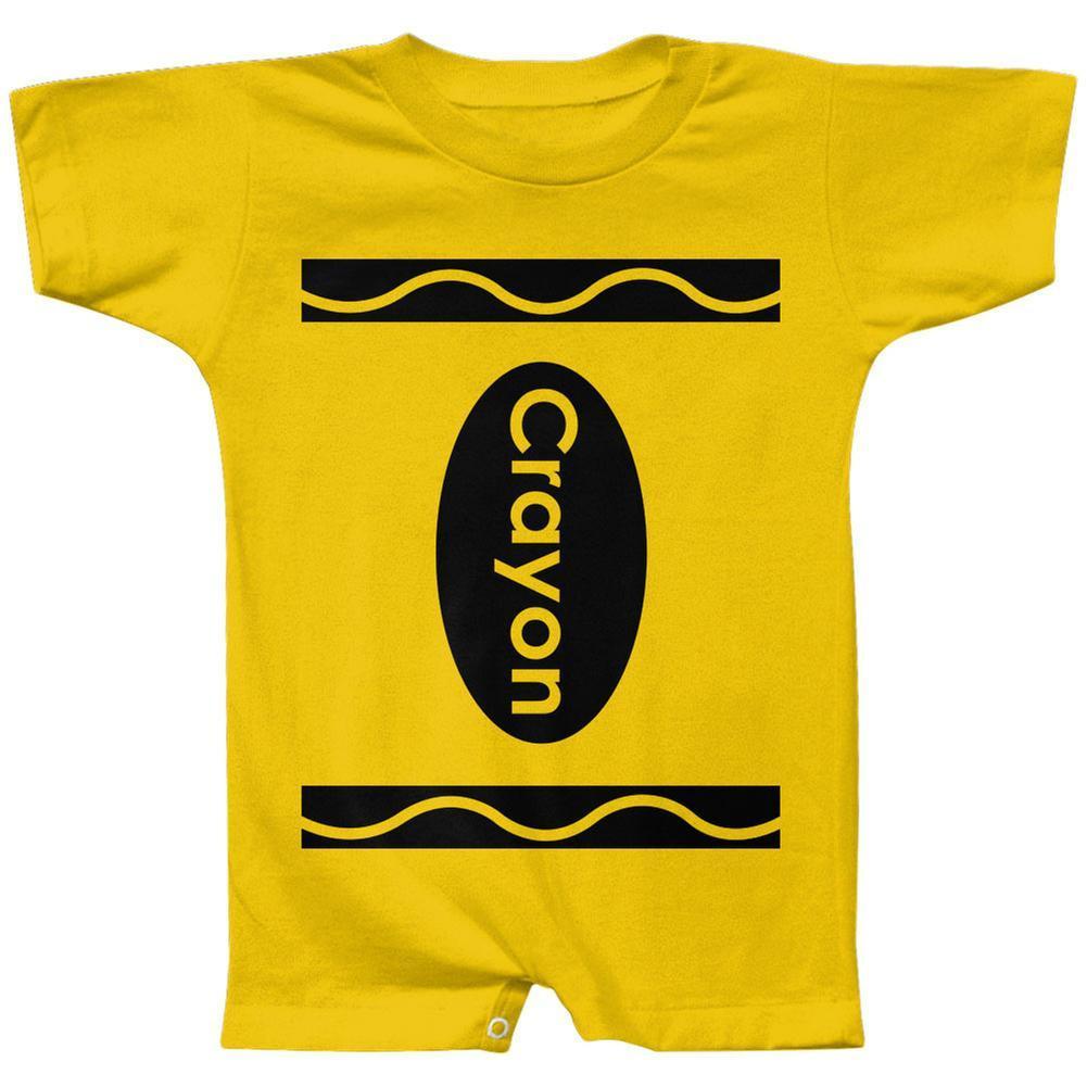 Crayon Costume Yellow Baby Romper