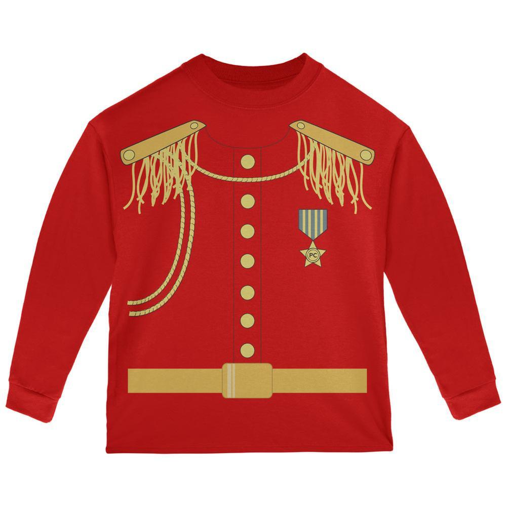 Halloween Prince Charming Costume Red Toddler Long Sleeve T-Shirt