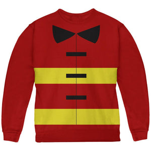 Halloween Fireman Costume Red Youth Sweatshirt