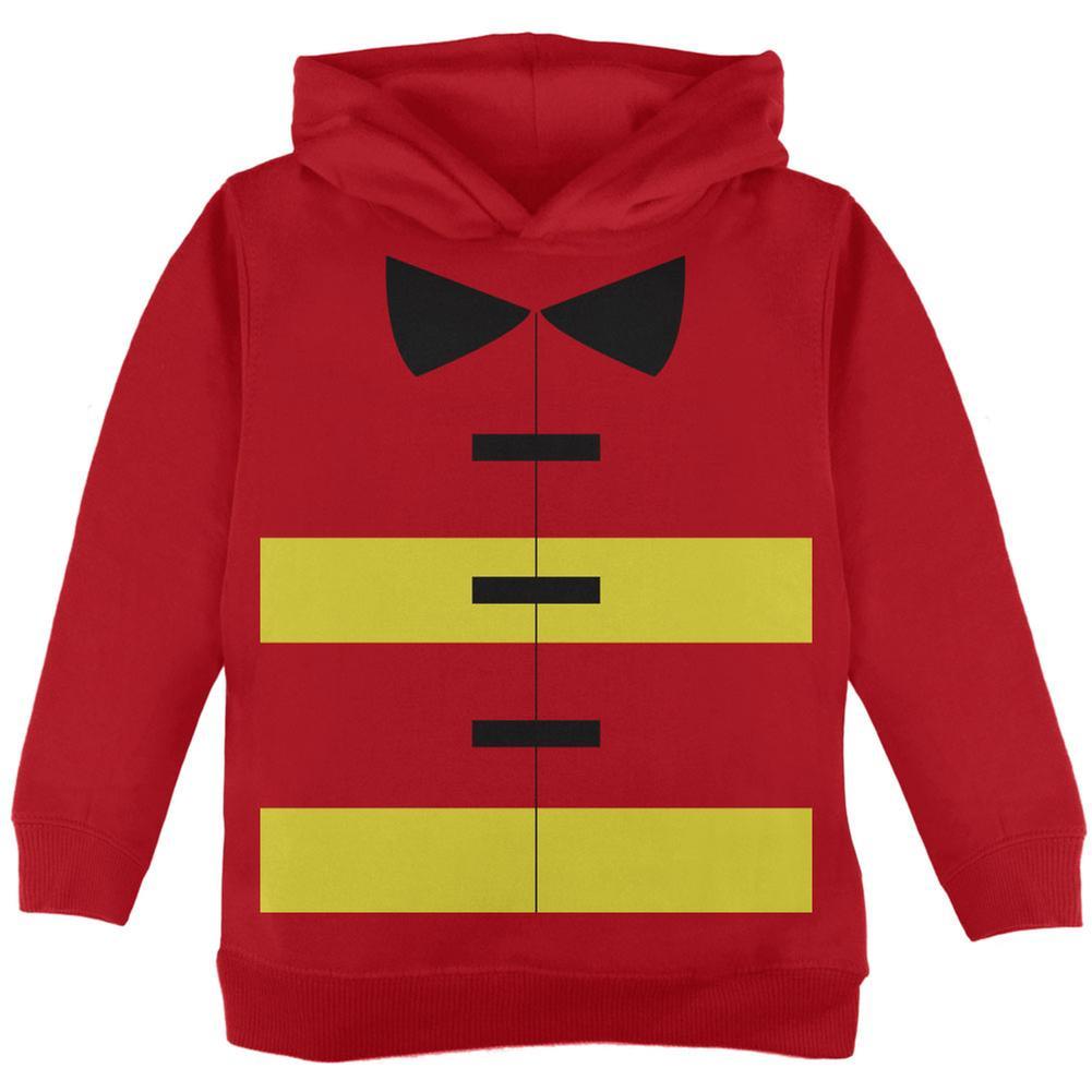 Halloween Fireman Costume Red Toddler Hoodie